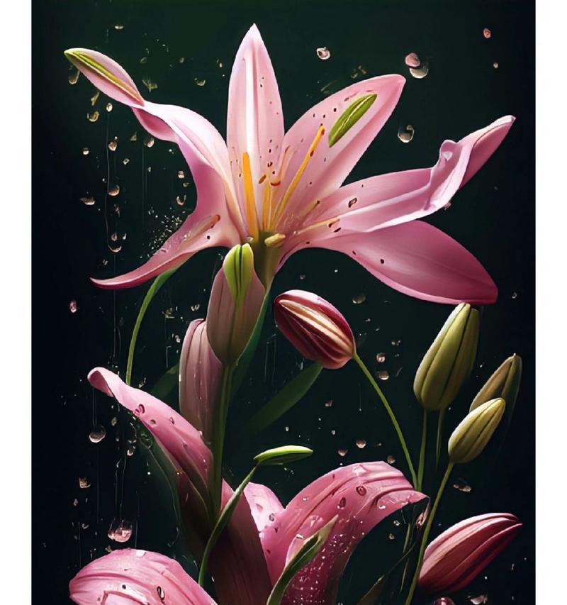 深色百合花的含义是什么？它在花语中象征着什么？