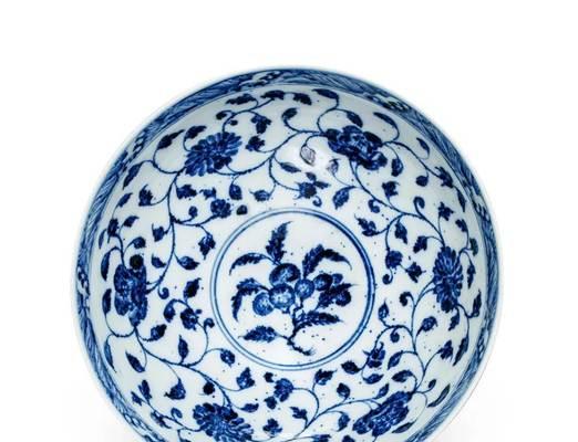 青花圆形花卉图案代表了什么？