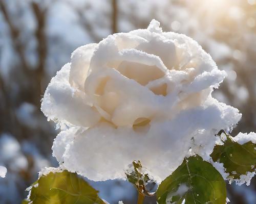 雪中玫瑰花的含义是什么？