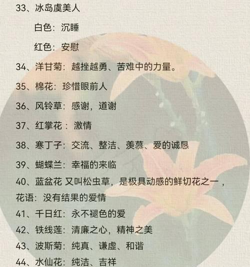 斯文败类的花语是什么意思？它代表了什么？