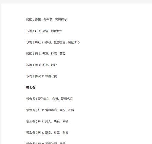 花语是谁赋予的意义是什么？花语背后的文化与历史是怎样的？