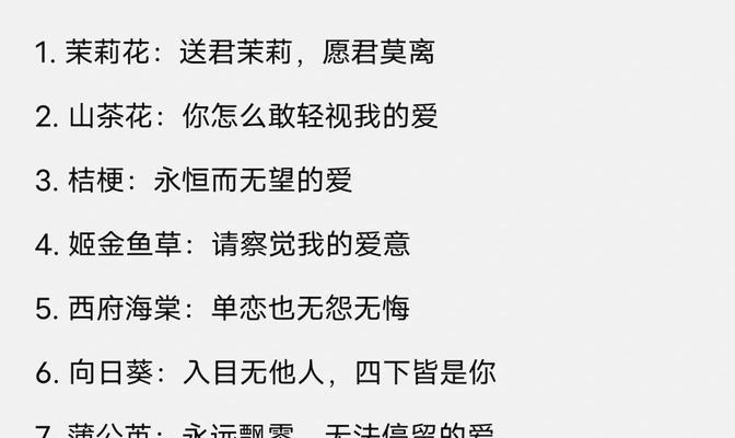 哪种花的花语代表了懦弱？