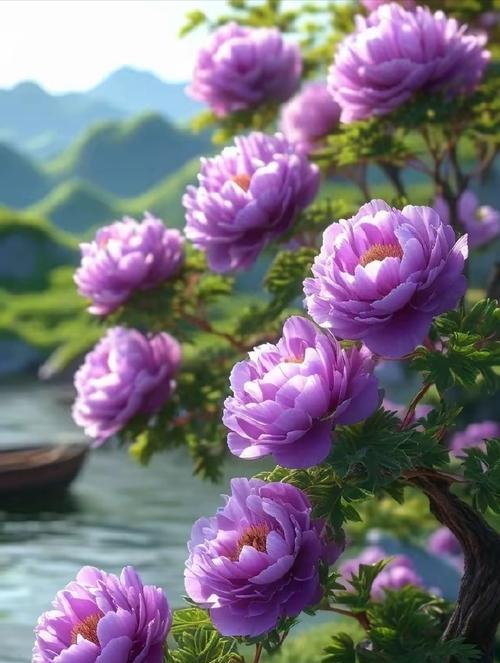 紫红色牡丹花代表什么意义？牡丹花颜色的象征好吗？