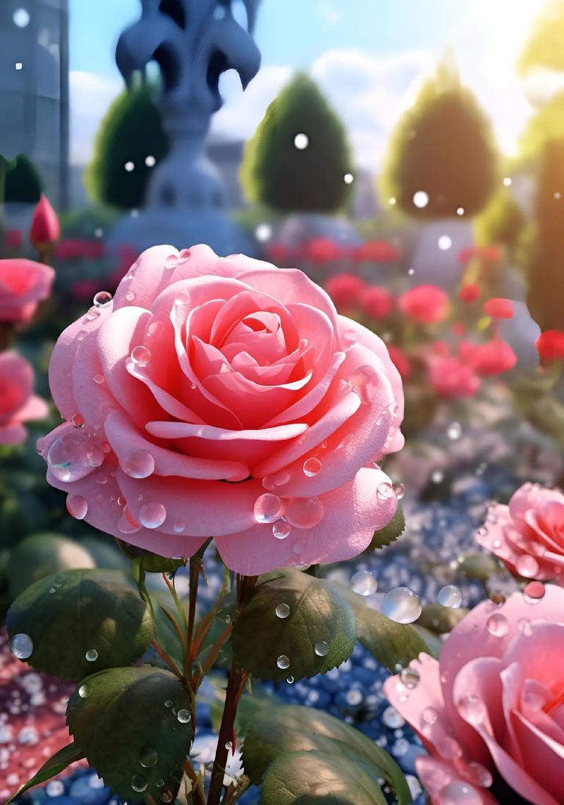 白粉色玫瑰花代表了什么？